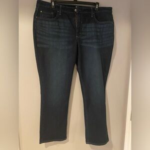 Lee Dark Blue Women's Straight Leg Jeans